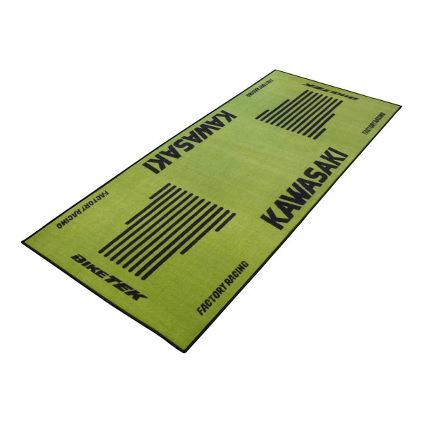 biketek Biketek series 3 kawasaki logo garage mat 190 x 80cm